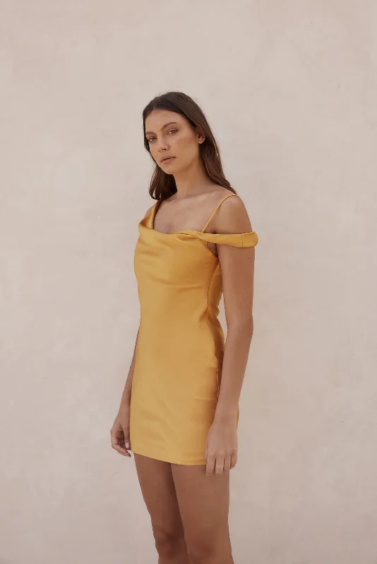 Solana Dress Sunflower Yellow