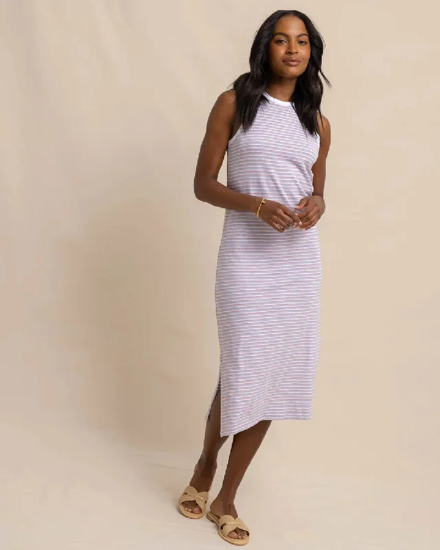 Sun Farer Stripe Midi Tank Dress