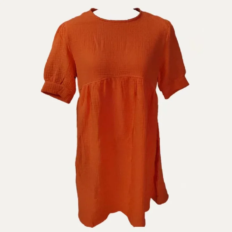 Orange Swing Dress *FINAL SALE*