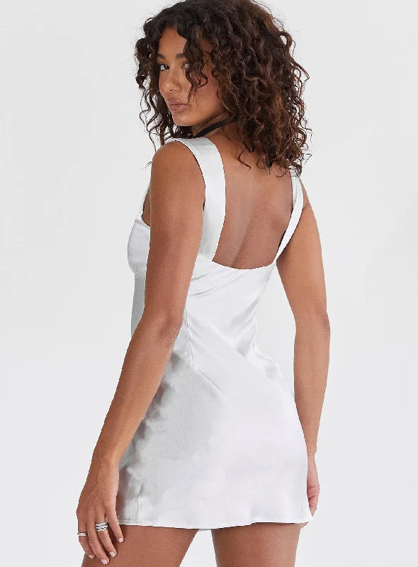 Tracie Mini Dress White