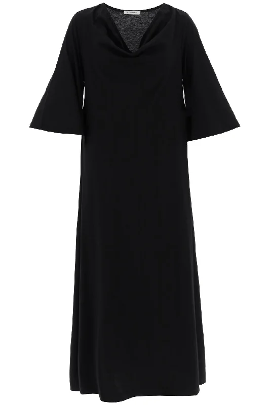 ""yalia maxi dress in jersey Q72365005 BLACK