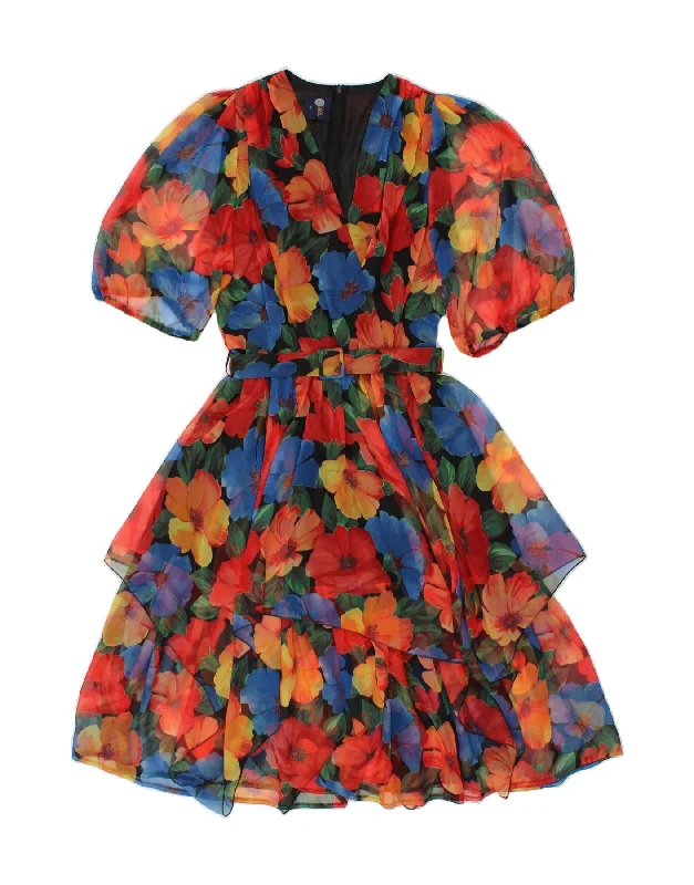 YOUR SIXTH SENSE Womens A-Line Dress IT 44 Medium Multicoloured Floral